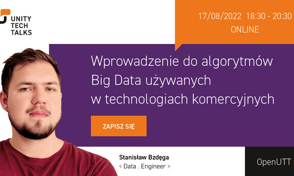 Darmowy webinar pt. "Wprowadzenie do algorytmów Big Data używanych w technologiach komercyjnych."