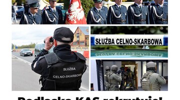 Podlaski Urząd Celno-Skarbowy w Białymstoku rekrutuje!