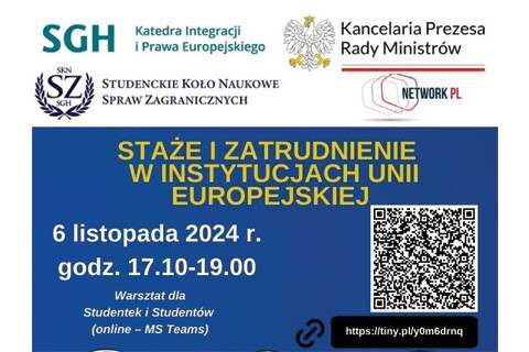 Warsztaty dotyczące staży oraz zatrudnienia w UE