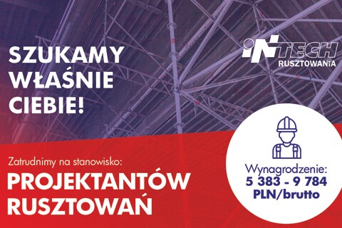 Oferta pracy- projektant rusztowań