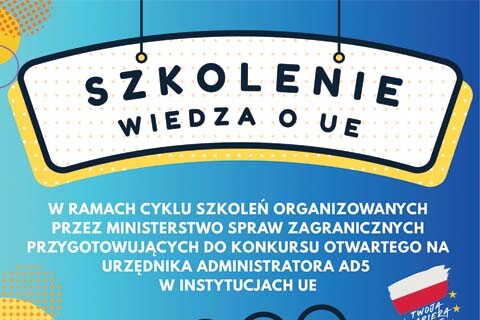 Bezpłatne szkolenie z wiedzy o UE – 8–11 września 2026 r.