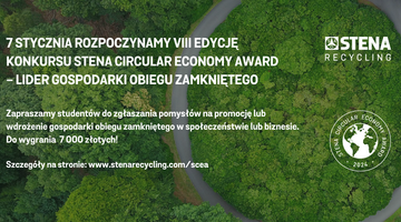 Konkurs dla studentów | VIII edycja Stena Circular Economy Award