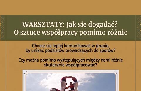 Warsztat: Skuteczna komunikacja z grupą dla działających w kulturze lub sporcie - NOWY TERMIN