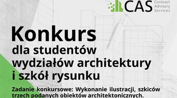 Konkurs dla studentów wydziałów architektury i szkół rysunku