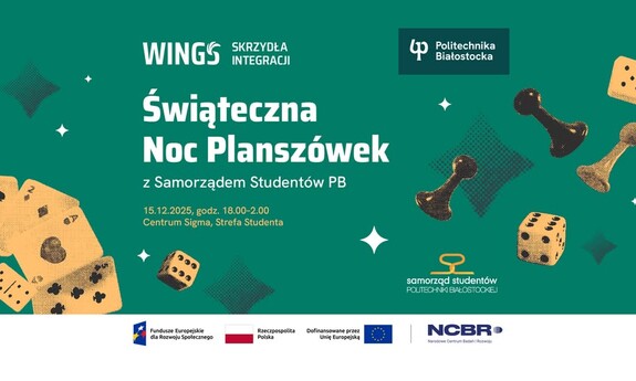 Świąteczna noc gier planszowych dla studentów Politechniki Białostockiej
