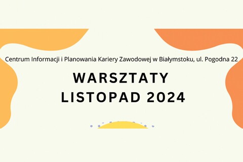 Warsztaty WUP - listopad 2024