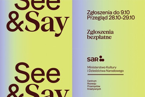 Konkurs SEE SAY - otwarty przegląd portfolio dla młodych twórców