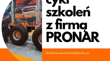 Cykl szkoleń z firmą Pronar