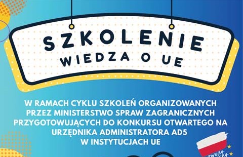 Bezpłatne szkolenie z wiedzy o UE – 8–11 września 2026 r.