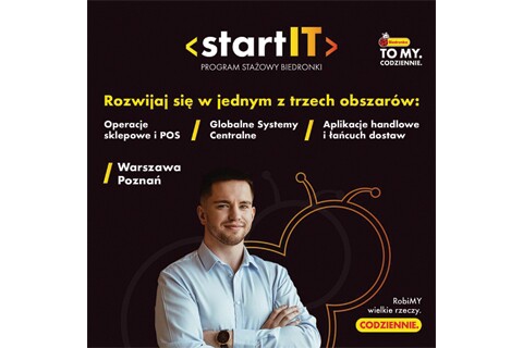 Start rekrutacji do programu talentowego Biedronki - staży w IT