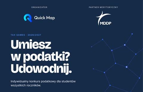 Ogólnopolski konkurs podatkowy Tax Games 2026/2027