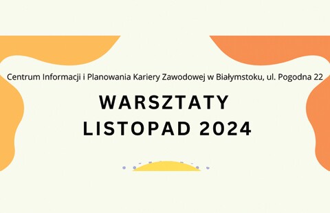 Warsztaty WUP - listopad 2024