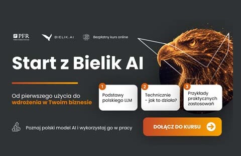 Start z Bielik AI | Bezpłatny kurs online od PFR na platformie Strefa Wiedzy PFR