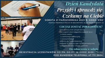 Dzień kandydata - Podlaska Policja